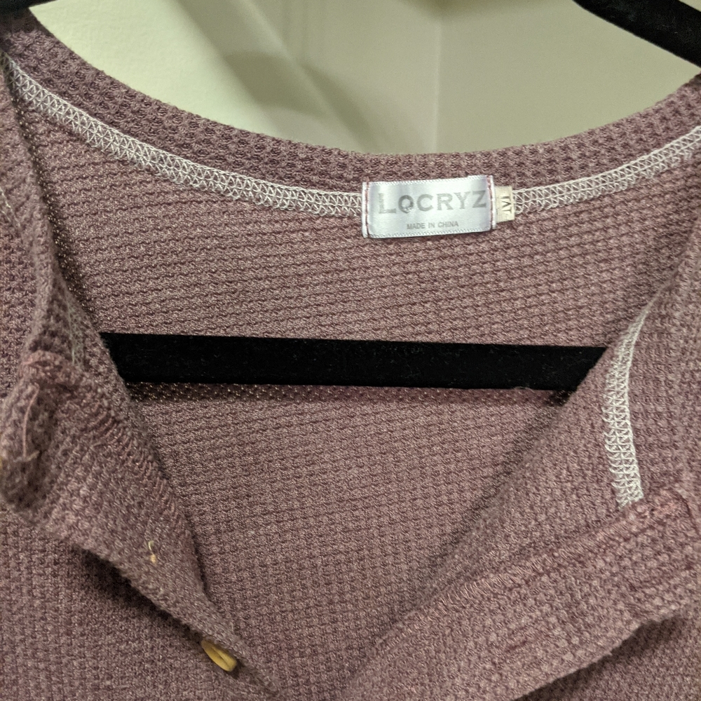 Long sleeve waffle tee - Picture 3 of 5